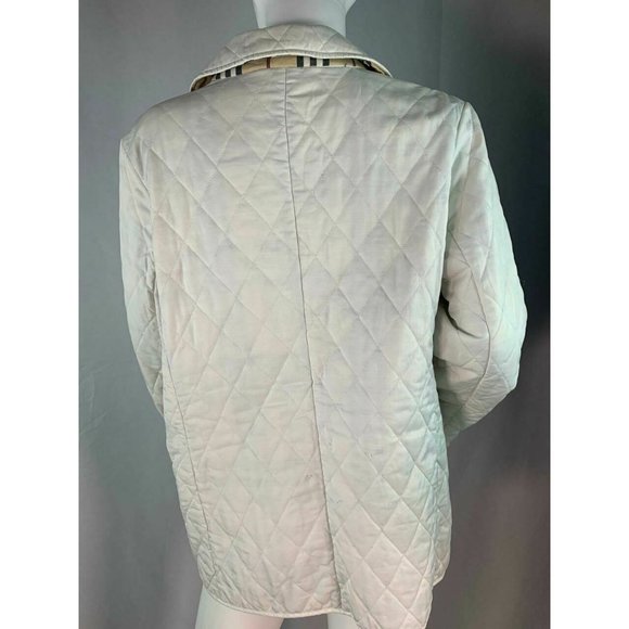 Burberry London Quilted White Jacket - Picture 7 of 8